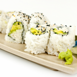 Signature Black Dragon Roll at Akindo Sushi Bistro Winnipeg