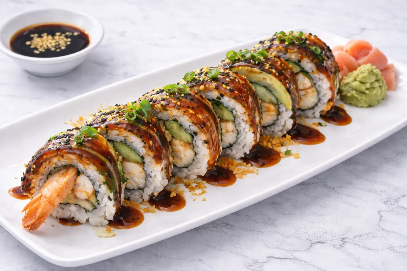 Black Dragon Roll delivery Riverview Winnipeg